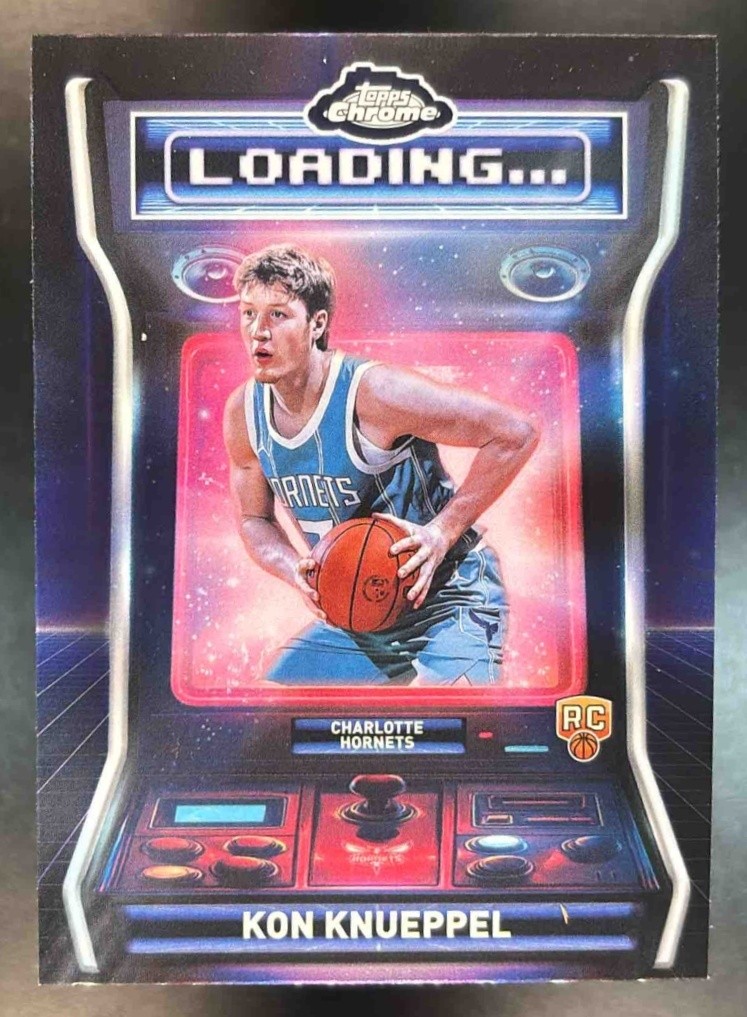 2025-26 Topps Chrome Kon Knueppel Loading #LD-13 RC Charlotte Hornets