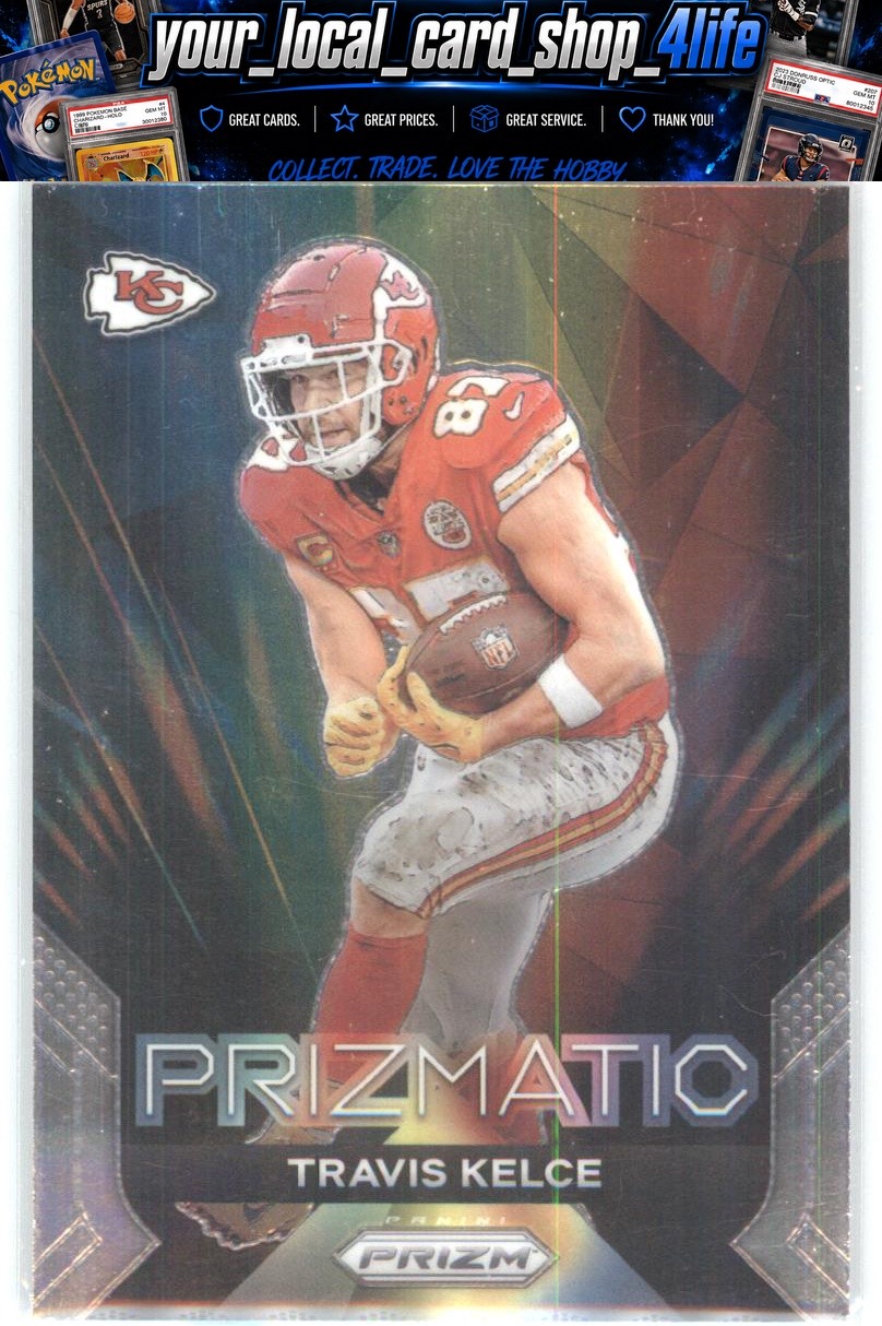 2023 Panini Prizm Prizmatic #10 Travis Kelce Kansas City Chiefs