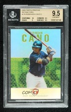 2003 Pristine Uncirculated Refractor 866/1599 Robinson Cano BGS 9.5 GEM MINT 1o2