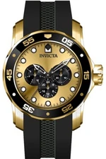 Invicta Watch - 45719 for Male Black in Stainless Steel