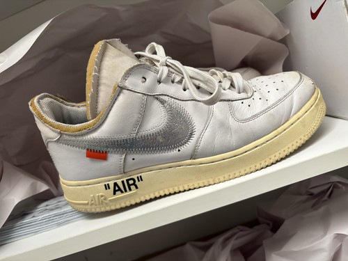 Size 8 - Nike Off-White x Air Force 1 ComplexCon Exclusive No Box No Insoles - Afbeelding 14 van 15