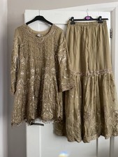 Peplum style Dress wide leg suit