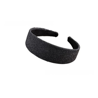 Stern verziertes Stoff Stirnband für Damen - modisches breites Band Design