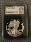 2007-W American Silver Eagle Proof 1 Oz Flawless NGCX 9.9 From Vaultbox Series 4