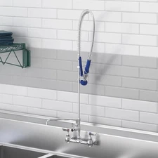 Waterloo 750PRW814 Pre-Rinse Faucet with 8" Centers & 14" Add-On Faucet 1.5 GPM