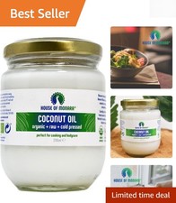 200ml House of Organic Extra Virgin Coconut Oil – Perfect for Baking & Skincare