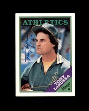 Tony LaRussa Signed 1988 Topps Oakland Athletics Autograph