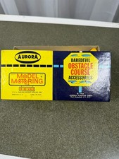 vintage aurora model motoring daredevil obstacle course Ho Scale 1966