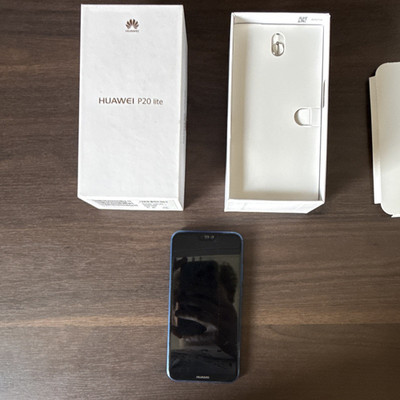 Huawei P20 lite ANE-LX1 64GB/4GB Blau Android ohne Simlock Fingerabdruck