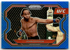 Panini 2021 Prizm UFC No. 200 John Dodson Blue Prizm 169/199