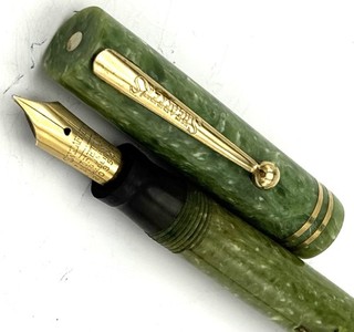 Early Sheaffer Flatop Fountain pen 14k Med Lifetime Gold Nib Restored Ready