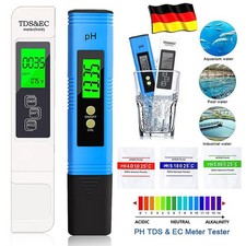 PH und TDS Messgerät Set Pack Wasserqualität Digital Tester Leitwertmessgerät