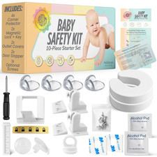 Safeborn Baby Safety Kit   Baby Proof Cabinet Locks, Magnetic Cabinet Locks, Chi