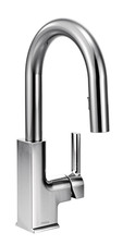 Moen STO S62308 Chrome Pull Down Bar/Prep Kitchen Faucet