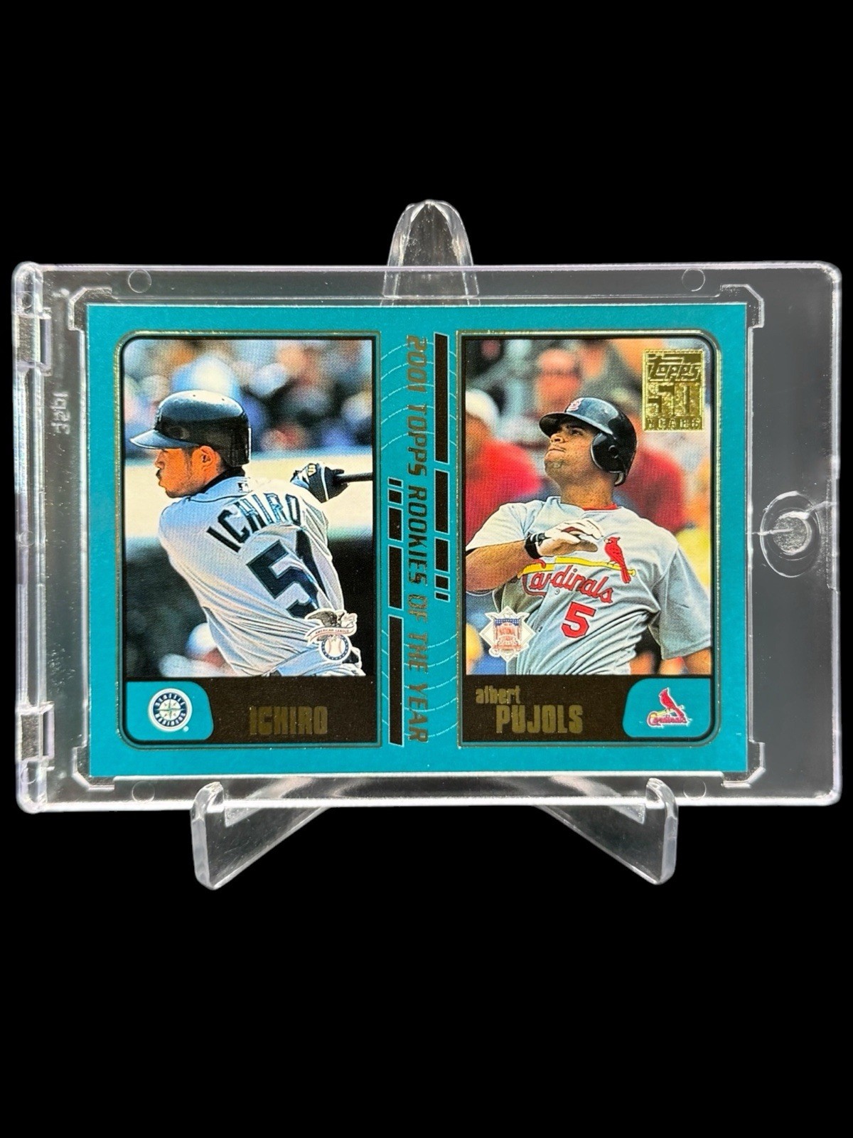 Albert Pujols 2001 Topps Traded #T99 Rookies of the Year (w/Ichiro