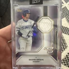 2025 Topps Now MVP Shohei Ohtani Purple Foil Game Used Jersey Patch /75