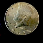 1967 KENNEDY HALF  40% SLVER