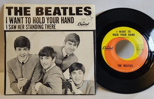 Beat Rock 45 - The Beatles - I Want To Hold Your Hand - OG Press - VG++