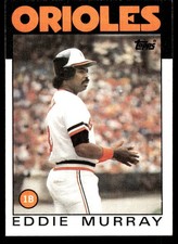 Eddie Murray 1986 Topps #30 Orioles MLB READ FREE SHIPPING AutographDen