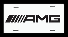 Aluminum White Plate Tag 6 X 12 Made In Usa For Mercedes Amg Aluminum White Plate Tag 6 X 12 Made In Usa For Mercedes Amg