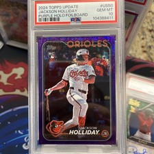 Jackson Holiday 2024 Topps Update #US50 Purple Holo Foil Board /799