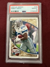 Emmitt Smith 2009 Upper Deck Football Heroes Legend PSA 10 Gem Mt