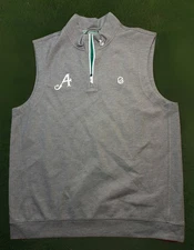 Extracurricular Golf 4 Aces Vest 1/4 Zip Shirt Large Gray NEW EX-CR