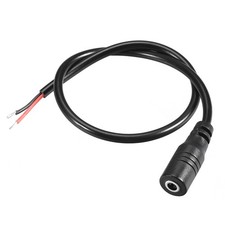 5 Pcs DC Power 3.5mm x 1.35mm 30cm Barrel Female Plug Connector Pigtail