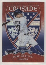 2018 Panini Chronicles Crusade Ruby Wave Prizm 142/199 Jose Altuve #4 2x6