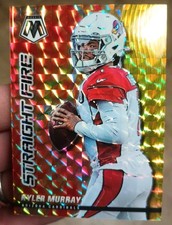 2021 Panini Mosaic Straight Fire Kyler Murray Gold Prizm 2/10 Cardinals SSP
