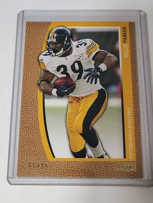 2009 Topps Unique Bronze Select /99 Willie Parker #147 Pittsburgh Steelers