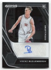2021 Panini Prizm Draft Picks #DP-WBL Vrenz Bleijenbergh Draft Picks Autographs