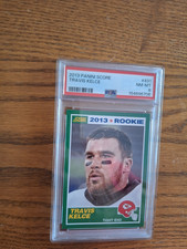 2013 PANINI SCORE TRAVIS KELCE #431 PSA 8.0