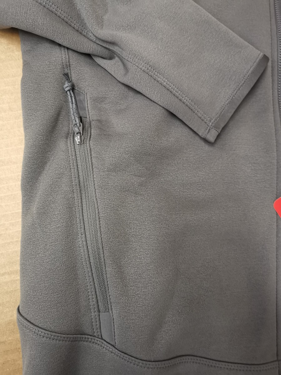 Kirkland Signature Men's Hooded Fleece Jacket, Gray Size M | eBay