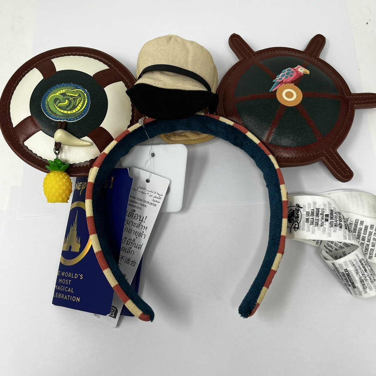 Disney’s 50th Mickey Attraction Jungle Cruise Headband Main Attraction Jungle Cruise Ear Disney New | Mercari main image 2