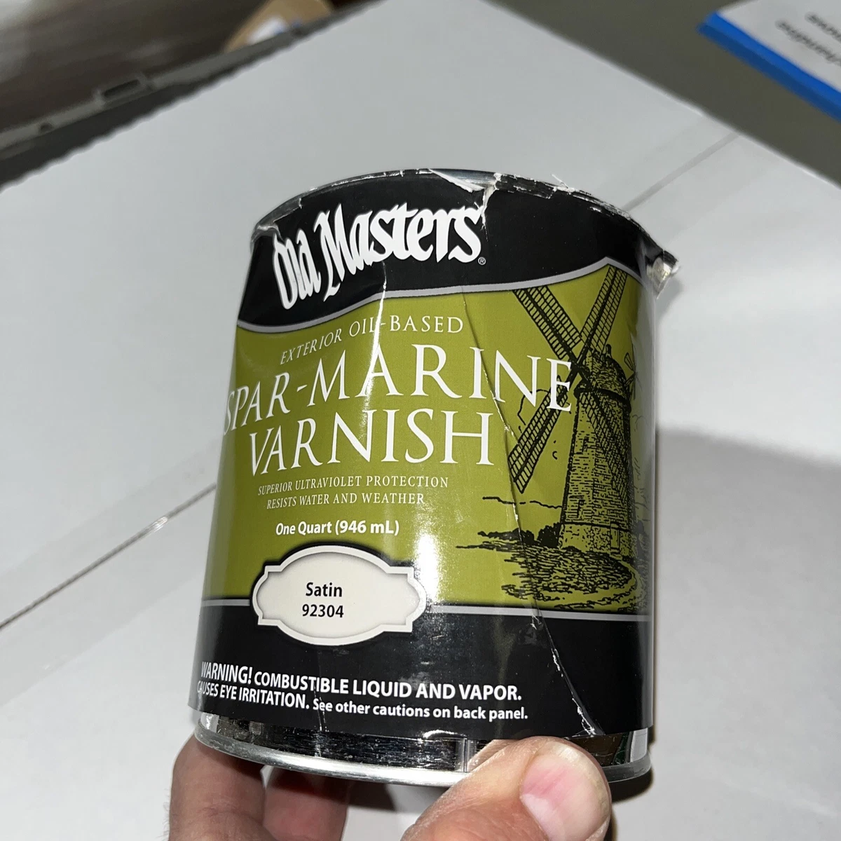 Old Masters Gloss Clear OilBased Marine Spar Varnish Spray, 41 OFF