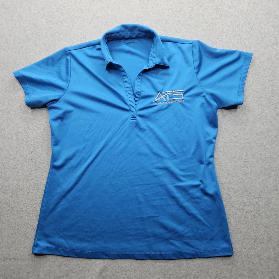 Polo ATS azul grande para mujer Port Authority Foto 3 de 4