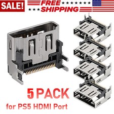 5PCS For PlayStation 5 PS5 HDMI Port Display Socket Jack Connector Replacement