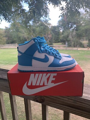 Nike Dunk High Retro Laser Blue 2022 Nike Dunk High Retro Laser Blue 2022 Size 11.5 DEADSTOCK | eBay main image 3
