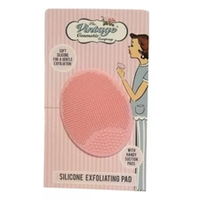 The Vintage Cosmetic Company Silicone Exfoliating Pad with Handy Suction Pads
