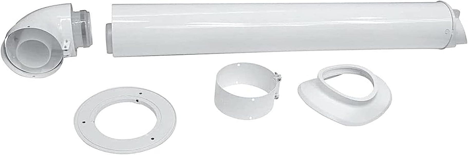Kit scarico fumi coassiale 60/100 mm universale per caldaie a condensazione Vail