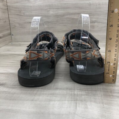 Teva Sandals Mens 13 Original Gray Nylon Webbing Hook and Loop Outdoor Shoes Teva Sandals Mens 13 Original Gray Nylon Webbing Hook and  main image 4