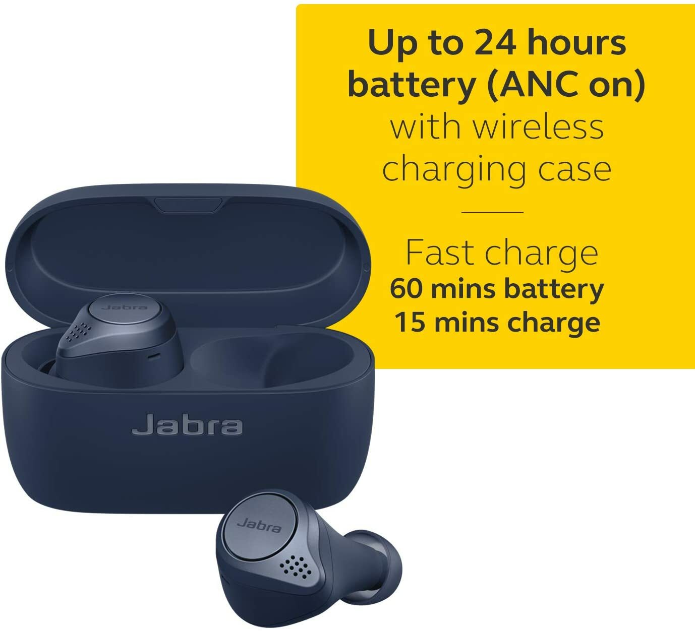 Jabra Elite 75T True Wireless In-Ear only Earbud Bluetooth Headphones -  Titanium Black for sale online | eBay