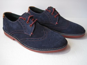 sapato camurça azul