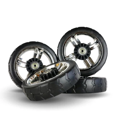 4 Stück FROSAL Ersatzrad Bollerwagen Leo & Loki Rad PU pannensicher Bremse