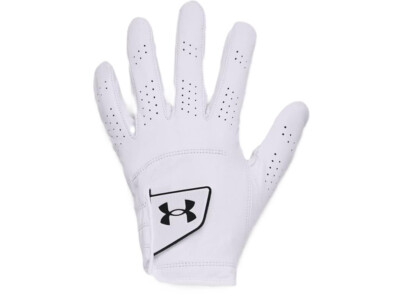NEW Under Armour [L] Men's SPIETH TOUR RH Golf Glove-White 1363656