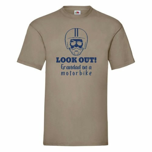 Look Out Grandad On A Motorbike T-Shirt Small-2XL - Picture 9 of 28