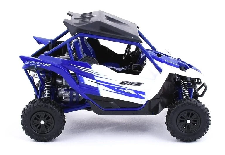 Yamaha YXZ 1000R ATV UTV Buggy 1/18 Scale Diecast & Plastic Model - BLUE - Image 3 of 4
