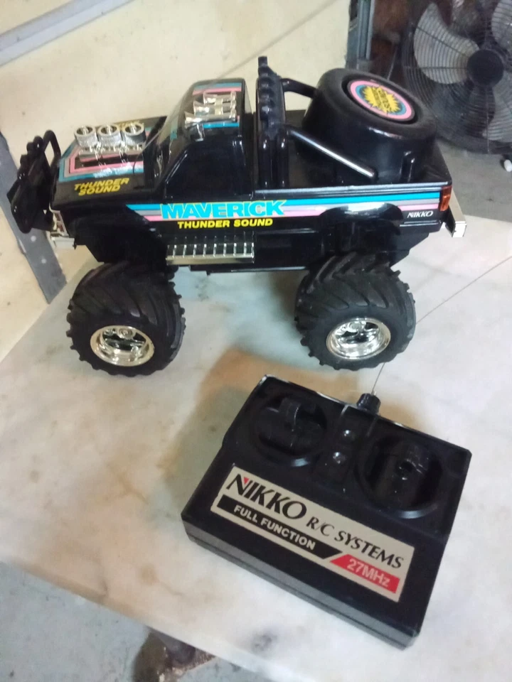 Vintage Nikko Maverick Sound System RC Truck Big Wheels Works,Rare - Image 4 of 4