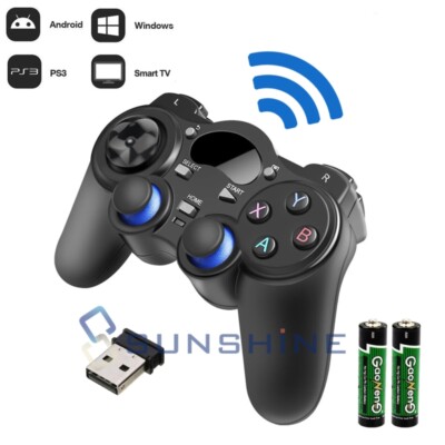 For PC Android Phone Wireless Joystick Bluetooth Remote Game Controller Gamepad